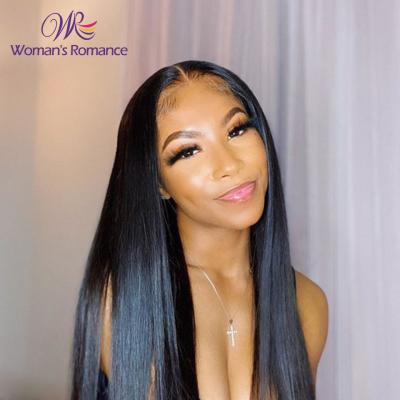 Китай Wholesale Raw Silky Straight Wave Indian Pre Plucked Hd Transparent Human Hair Lace Front Wig Full Lace Hair Wigs продается