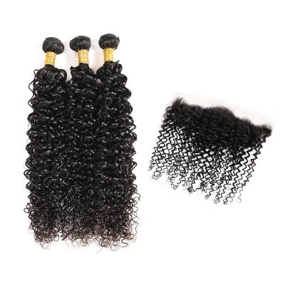 China Wholesale Virgin Indian Hair Jerry Curl Hair 100% Low Price Good Returns Extensions Free Sample Virgin Human Jerry Curl Waves for sale