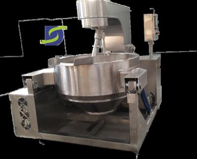 Chine Machinery Repair Shops Tilting Steam Heating Cheese Jacketed Kettle With Mixer à vendre