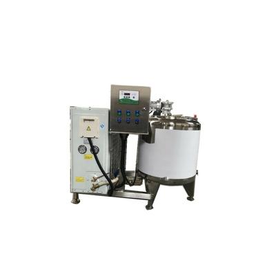 China High Productivity Milk Pasteurization Machine 200 Liter Milk Pasteurizer Tank With Mixer Scraper for sale