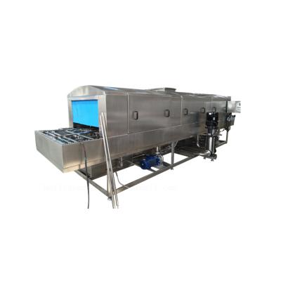 China Industry Crate Washer Machine Food Plastic Container Water Washing Seal Machine for sale