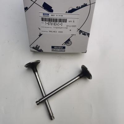 China 4 Cylinder Engine Exhaust Valve , 1-12552-083-0 1-87618345-0 Isuzu Engine Spares for sale