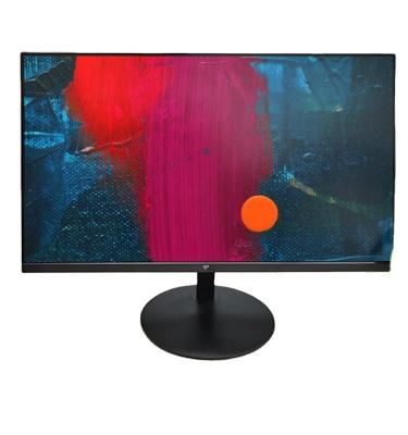 China Cheapest FHD 21.5/24 inch Frameless IPS 60Hz High Definition Non Curved Desktop Computer Monitor for sale