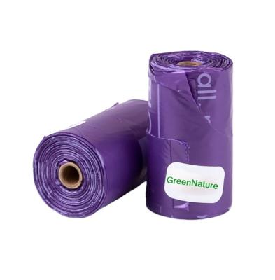 China Viable Eco-friendly Degradable Full Pets Poop Trash Bag Doggie Poop Bag Dispenser for sale