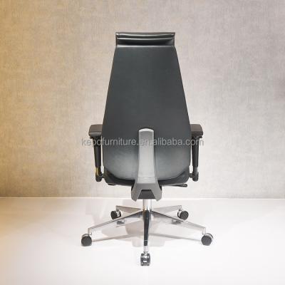 China Adjustable Modern Boss Swivel Chair Office Furniture PU Leather Computer Ergonomic Chair (Height) PU Leather Ergonomic Chair for sale