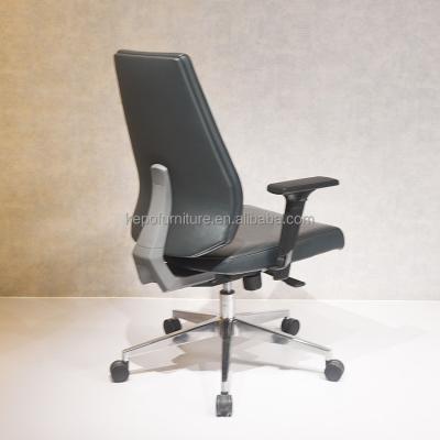 China High Quality Meeting Room PU Leather Office Chair (Height) Hot Selling Adjustable Office Chair With Arm Rest for sale