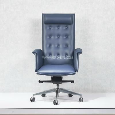 China (Size) Foshan China Factory Manager Adjustable Leather Swivel Executive Office Chair For Office Furniture for sale