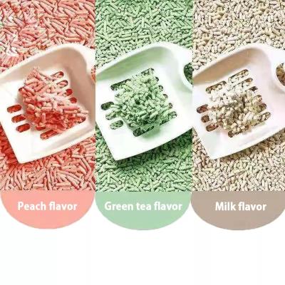 China Viable Wholesale Natural Garbage Sand For Cat Crushed Tofu Cat Litter 1.5mm Tofu 6L Quick Bundling Garbage for sale