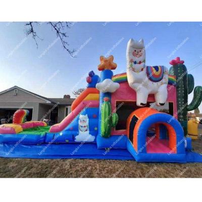 China Amusement park/place party/family/shopping mall/kids inflatable bounce jumpers house inflatable nerve castle social center for sale for sale