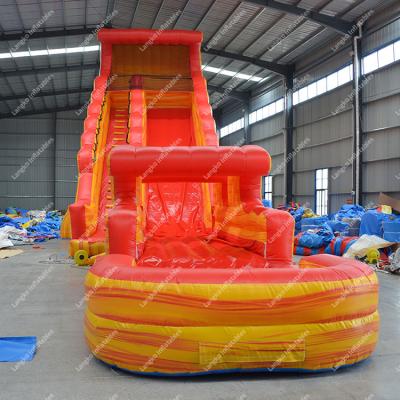 China PVC low price large water slide waterslides summer waterproof commercial marble slide big for sale adult children for sale