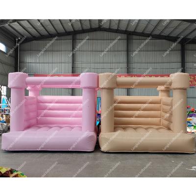 China Amusement Park/Party Square/Family/Shopping Mall/Custom Bounce House 10x10 Inflatable White House Community Center For Wedding for sale