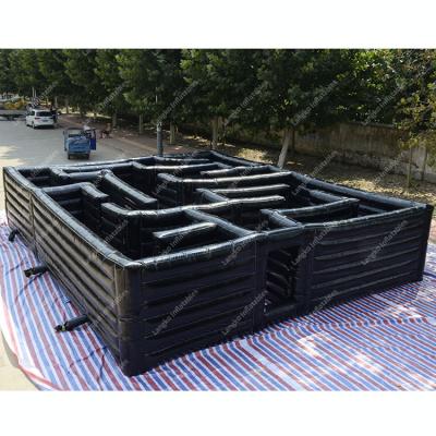 China Amusement Park/Plaza Party/Family/Mall/Commercial Inflatable Maze Halloween Party Community Center Haunted House Maze For Party for sale