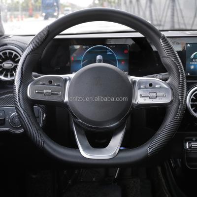 China Factory supply high quality luxury universal car perfectly fitting styling steering wheel cover with competitive price for sale