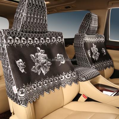 China Universal car seat cover new factory design luxury velvet waterproof/dustproof/non-slip/easy to clean supply with exquisite embroidery crafts for sale