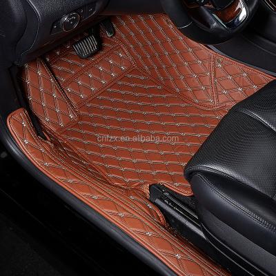 China High Quality Luxury Universal Leather Sports PVC Car Floor Mats With Right for sale