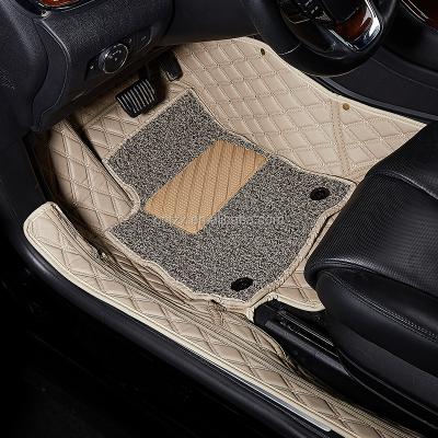 China Durable Using/Best Selling Luxury Goods Waterproof/Non-Slip/Easy To Clean Style Using Universal Leather Car Floor Mats Suitable For Most Model for sale