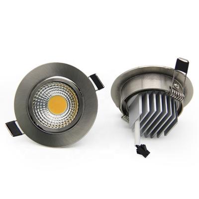 China Zhongshan 5W SN Modern Commercial Recessed Indoor Led Frame Cob Spot Light Adjustable for sale