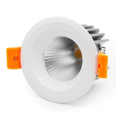 China Modern Led Down Light Aluminum Frame 5w10w COB Uncelling Downlight Ip44 Round Recessed Indoor Lighting Panel Led Downlight for sale