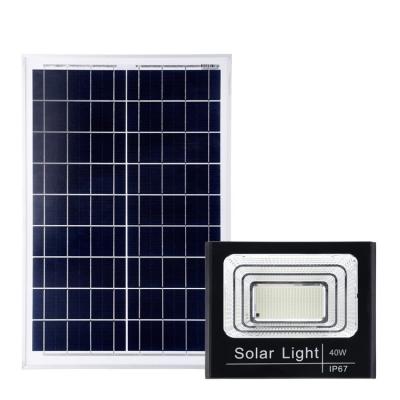 China Garden high lumen LED solar flood light ip67 waterproof 25w 40w 60w 100w 200w outdoor led solar flood light for garden for sale