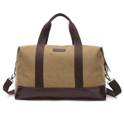 China Eco - Friendly Fashion Canvas Mens Large Capacity Waterproof Travel Duffel Bag for sale