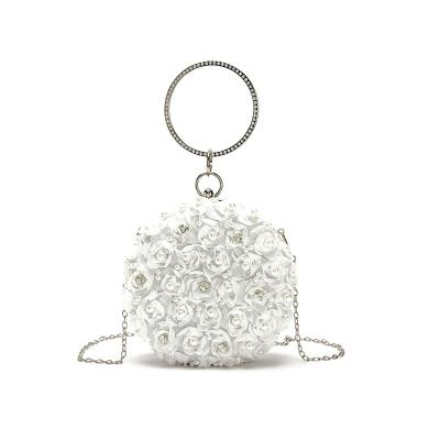 China Hot Selling Luxury Bridal Metal Design Fancy Evening Party High Quality Handbags Purses For Women for sale