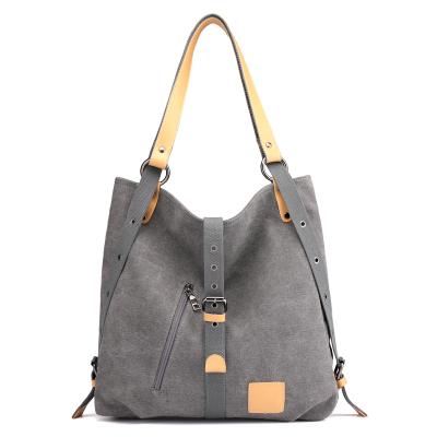 China Latest High Quality High Quality Canvas Women Handbags Ladies Shoulder Bags for sale