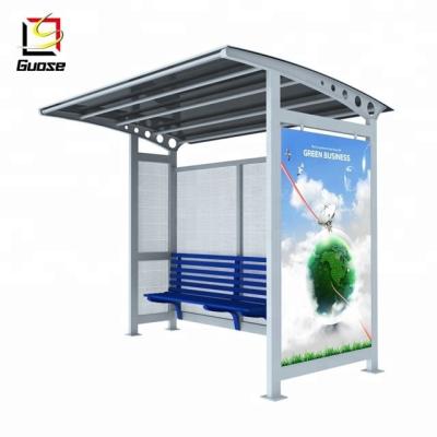 China Aluminum Alloy Shelter Materials Station Air Conditioning Bus Stop Solar for sale