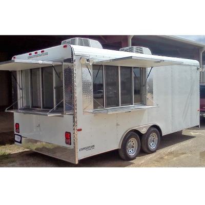 China Winery Luxury Multifunction Vending Cart Big Mobile Food Trailer Food Truck With Full Kitchen for sale