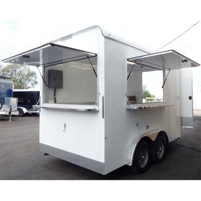 China Hot Selling Design Food Truck Winery Mobile Steel Griddle Trailer Food Cart Best Food Truck for sale