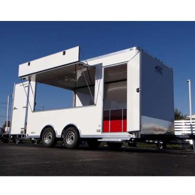 China Winery China Factory Outdoor Food Truck New Arrival Kitchen Fast Food Trailer With Cooking Equipment for sale