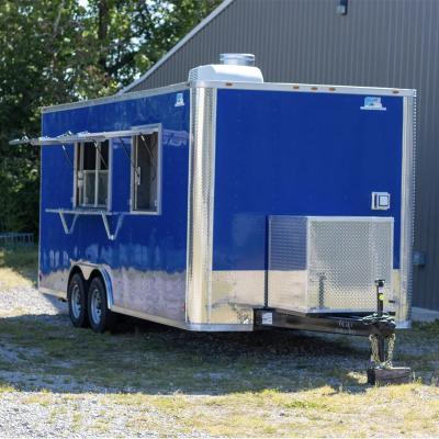 China Winery Fully Equipped Cheap Mobile Ice Cream Food Truck Coffee Concession Trailers for sale