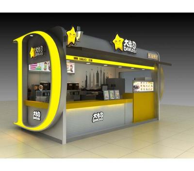 China Modern Cafe Food Kiosk Shops Outdoor Design Container Cafe for sale