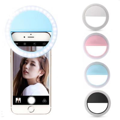 China Cellphones Wholesale Cheap Portable 36 LED Lights USB Clip Fill Selfie Fill Light Led Phone Ring Light for sale