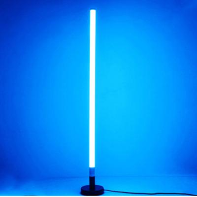 China Wholesale Modern Factory Design 7 Color LED Corner Floor Lamp New For Living Room Decoration for sale