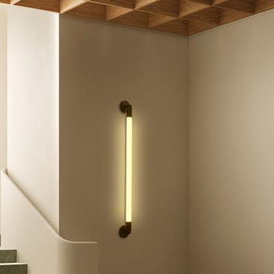 China Aisle Modern Minimalist Balcony Wall Lamp Living Room Patterns Strip Splicing Light Led Lamp for sale