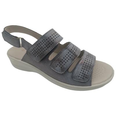 China Fashion Trend Breathable Women Wedge Casual Sandals Hollow Out Platform Around Toe Lady Shoes for sale