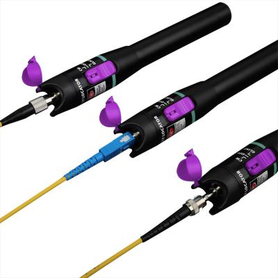 China FTTx Mini Solutions FTTx Laser Light Mini Fiber Optic Cable Laser Light Fault Pointer 5mw/10mw/20mw/30mw Red Type VFL Visual Fault Locator for sale