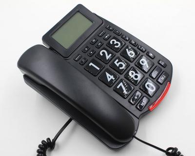 China Reminder Factory Good Quality Big Keys Phone Caller ID Home Office Phone for sale