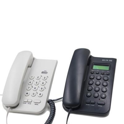 China Cheap typical simple ABS chengfenghao desk / wall mount tethered telephone for office for sale