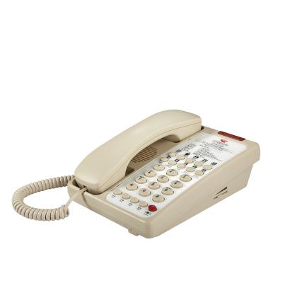 China High Quality Basic Hotel Bedroom Telephone ABS+PC Fixed Feature Telephone Set for sale