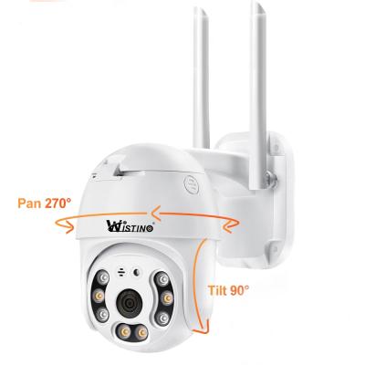 China Human motion tracking Wistino 5mp CCTV wifi camera IP camera PTZ speed dome auto tracking cctv for sale