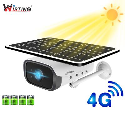 China Wistino NIGHT VISION CCTV Wifi/4G IP Solar Power 1080P HD Outdoor Camera Two Way Audio Radio Include Battery Camera for sale