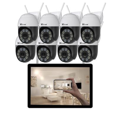 China Wistino IP Camera Outdoor Face Detection Nvr 8ch 8 Channel Wireless Lcd PTZ Wifi Kit With Audio Face Recognition for sale