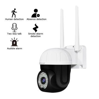 China Human Motion Tracking Smoke Detection 3MP 3.6MM Wifi CCTV Camera Outdoor Dome Security Surveillance Colorful In Night Wireless IP Camera for sale