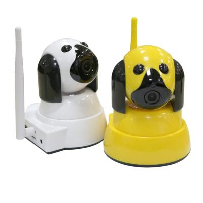 China PAN-TILT Cheap Price Cute Small Dog Pan Tilt Indoor 1080p Night Vision USB Child Baby Child Monitor Camera for sale