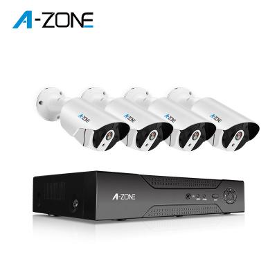 China Waterproof / Waterproof Motion Dectetion 4Channel Ahd Dvr CCTV Camera 2 MP Kit for sale