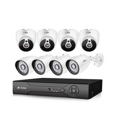 China NIGHTVISION AHD Night Vision Camera Set Outdoor 2mp DVR Kit 8 Channel CCTV Camera System Kit for sale