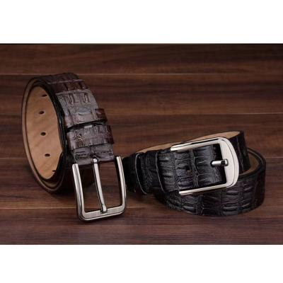 China Customizable Leather Belt Men's Buckle Cow Slit Leather Cut Men's Belt Men's Cow Needle Business Belt for sale