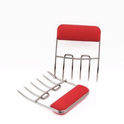 China Easily Cleaned Stainless Steel Meat Shredder BBQ Tools Chicken Fork Cutter Slicer for sale