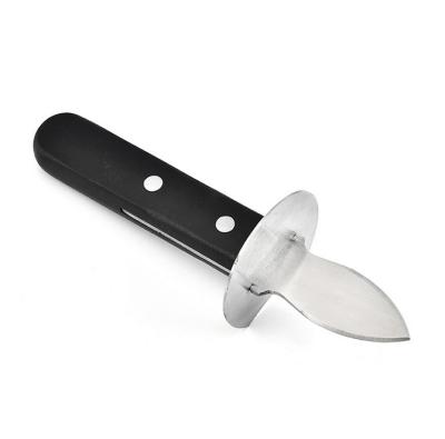 China Wooden Handle Oyster Stainless Steel Seafood Knife Viable Color Opener With Sharp Blade Kitchen Tools for sale